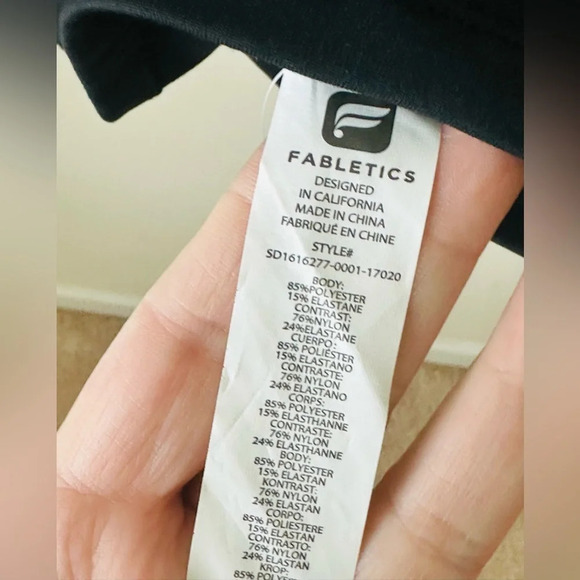 Fabletics Tropez Black Compression Mini Dress - Size XS - NWT - Picture 10 of 14